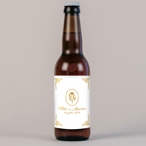Bière de mariage Ivyrose à personnaliser