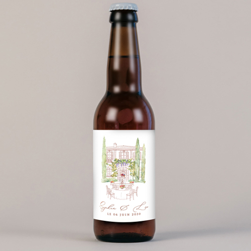 Bière de mariage La Bâtisse à personnaliser