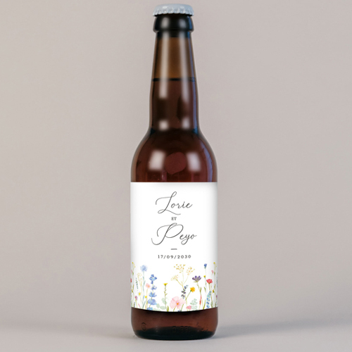 Bière de mariage Lisière à personnaliser