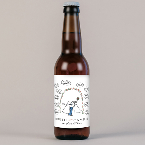 Bière de mariage Vive les Mariés à personnaliser