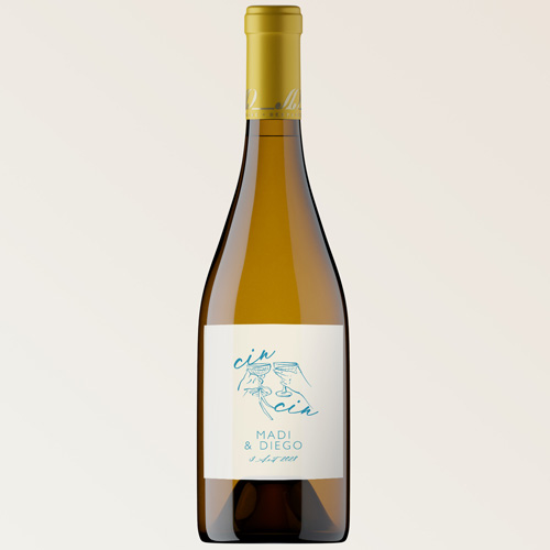 Bouteille de vin de mariage Cincin à personnaliser