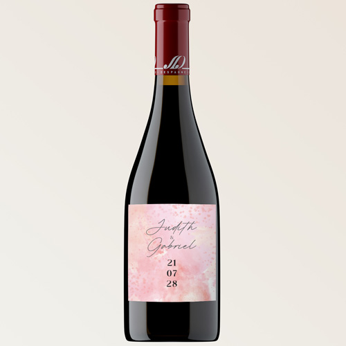 Bouteille de vin de mariage Édelis à personnaliser