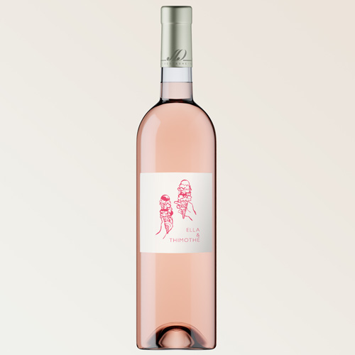 Bouteille de vin de mariage Gelati à personnaliser