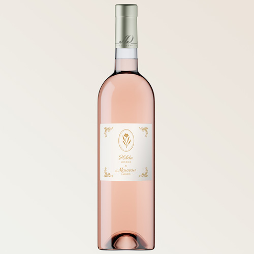 Bouteille de vin de mariage Ivyrose à personnaliser