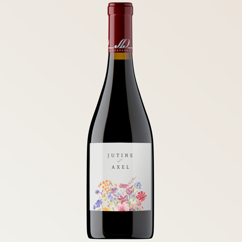 Bouteille de vin de mariage Jubilé à personnaliser