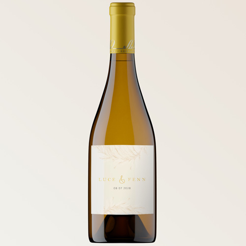 Bouteille de vin de mariage Landiva à personnaliser