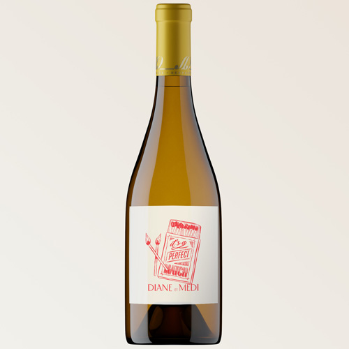 Bouteille de vin de mariage Le Match à personnaliser