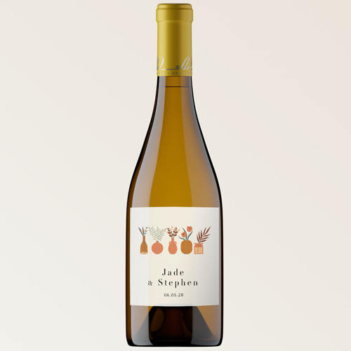 Bouteille de vin de mariage Valorian à personnaliser