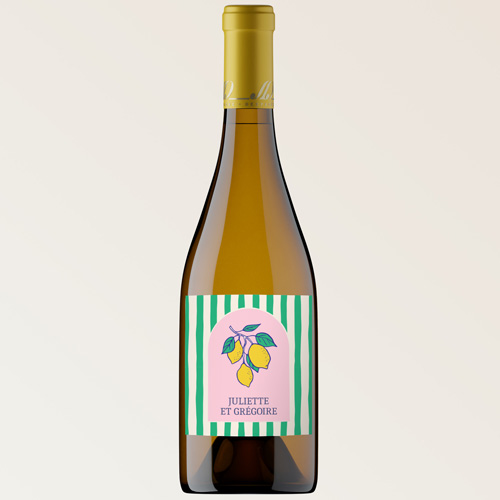 Bouteille de vin de mariage Zestine à personnaliser