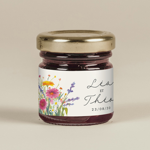 Confiture de mariage Bucolique à personnaliser