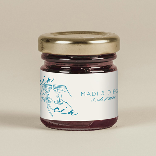 Confiture de mariage Cincin à personnaliser