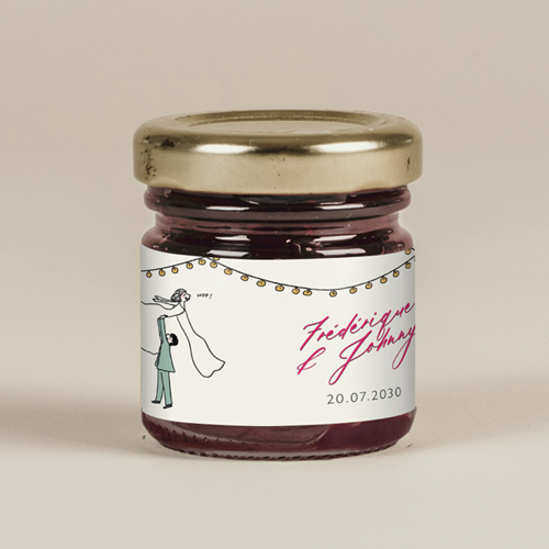 Confiture de mariage Dirty dancing à personnaliser