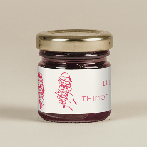 Confiture de mariage Gelati à personnaliser