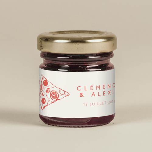 Confiture de mariage Margherita à personnaliser