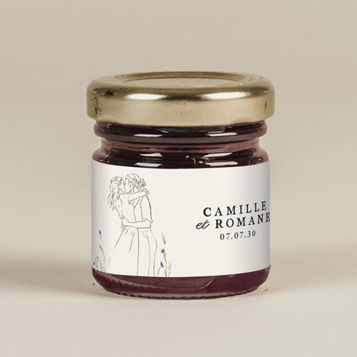 Confiture de mariage Ôde Femmes à personnaliser