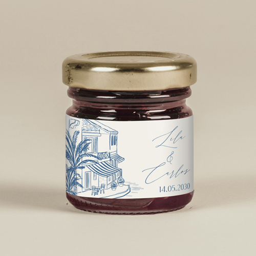 Confiture de mariage Solenza à personnaliser