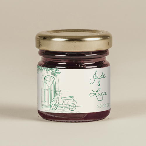 Confiture de mariage Stella à personnaliser