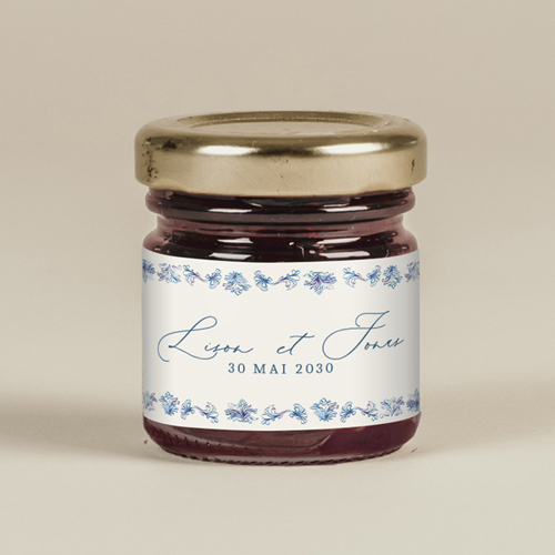 Confiture de mariage Volute à personnaliser