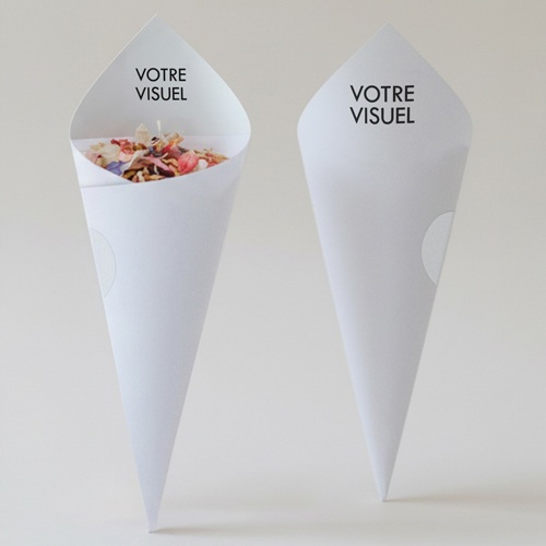Cornet confettis :univers de mariage Sur mesure à personnaliser