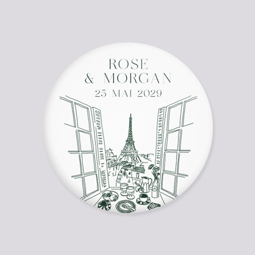 Décapsuleur de mariage Paris à personnaliser