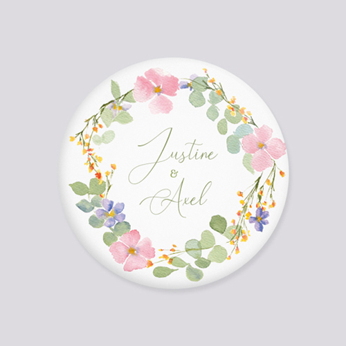 Décapsuleur de mariage Rosée à personnaliser