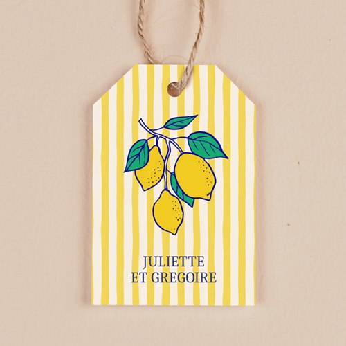 Étiquette rectangulaire de mariage Acidulé à personnaliser