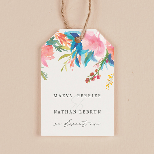 Étiquette rectangulaire de mariage Elixir à personnaliser