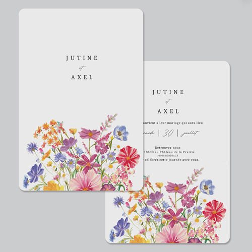 Faire-part de mariage Jubile à personnaliser