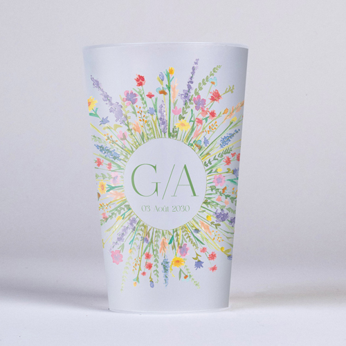 Gobelet :univers de mariage Eden à personnaliser