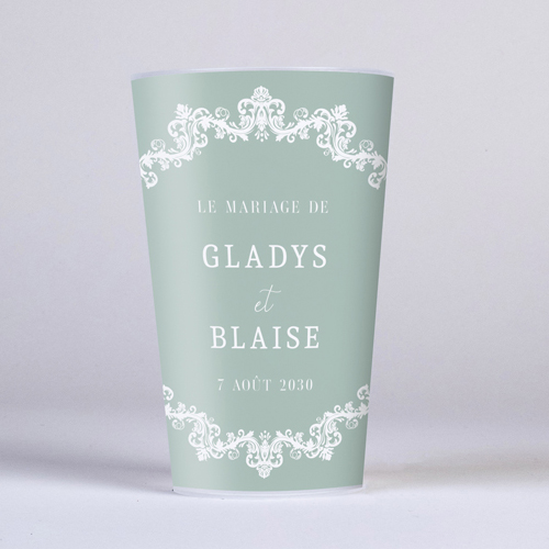 Gobelet :univers de mariage Lacewood à personnaliser