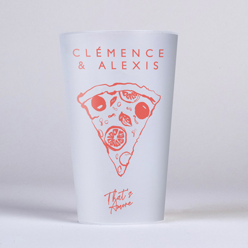 Gobelet :univers de mariage Margherita à personnaliser