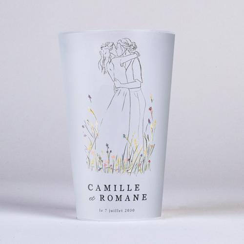 Gobelet :univers de mariage Ôde Femmes à personnaliser