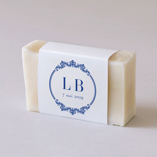 Habillage savon de mariage Armand à personnaliser
