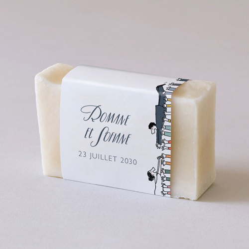 Habillage savon de mariage Crowd Surfin à personnaliser