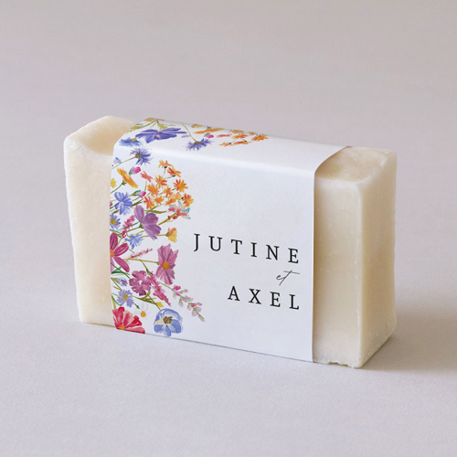 Habillage savon de mariage Jubile à personnaliser