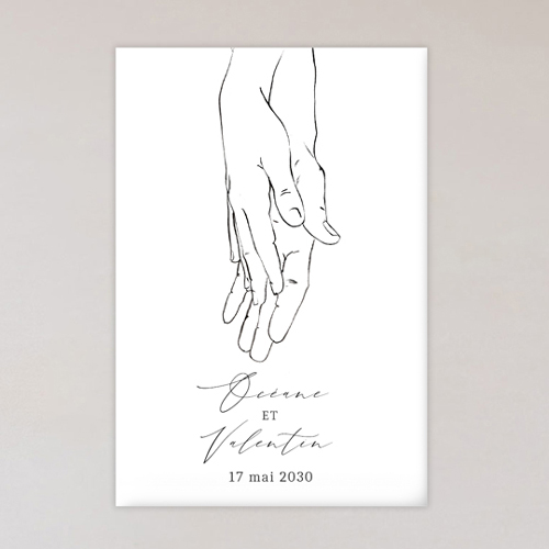 Magnet de mariage Alliance à personnaliser