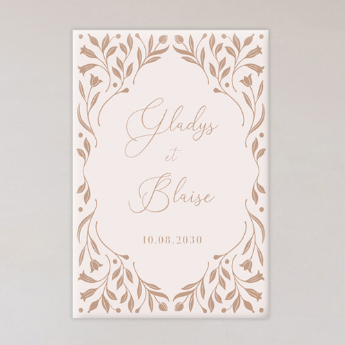 Magnet de mariage Alouette à personnaliser