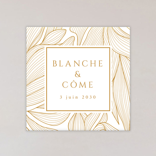 Magnet de mariage Chantilly à personnaliser