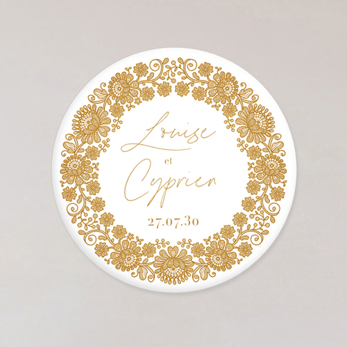 Magnet de mariage Clovelly à personnaliser