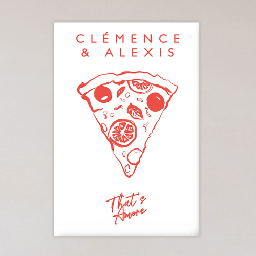 Magnet de mariage Margherita à personnaliser