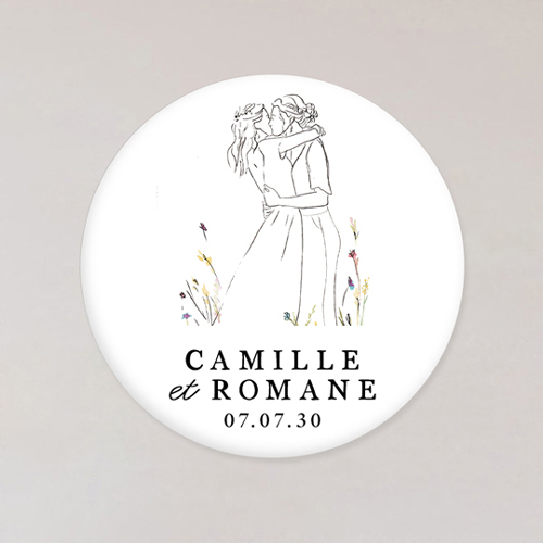 Magnet de mariage Ôde Femmes à personnaliser