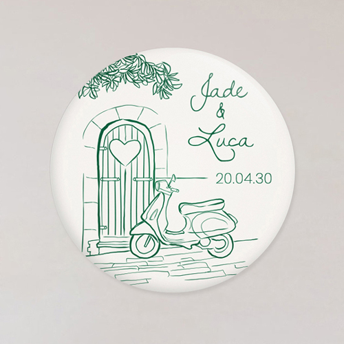 Magnet de mariage Stella à personnaliser