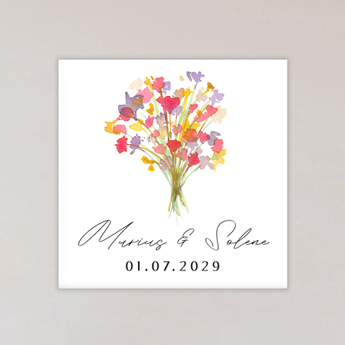 Magnet de mariage Vibrance à personnaliser