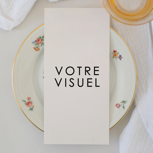 Menu de mariage Sur mesure à personnaliser