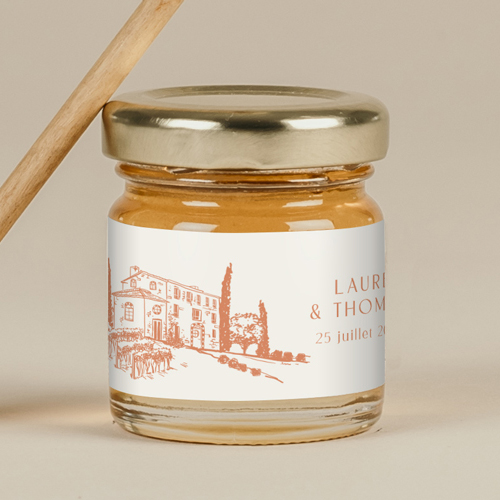 Miel de mariage Alba à personnaliser