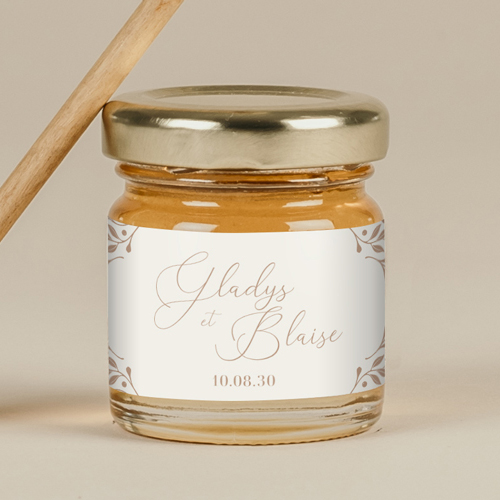 Miel de mariage Alouette à personnaliser
