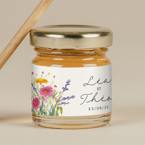 Miel de mariage Bucolique à personnaliser