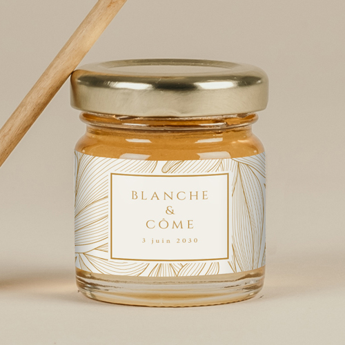 Miel de mariage Chantilly à personnaliser
