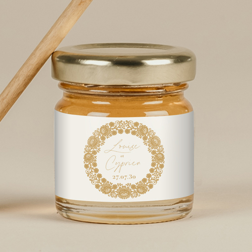 Miel de mariage Clovelly à personnaliser