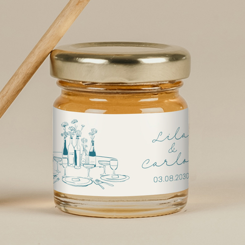 Miel de mariage Constance à personnaliser